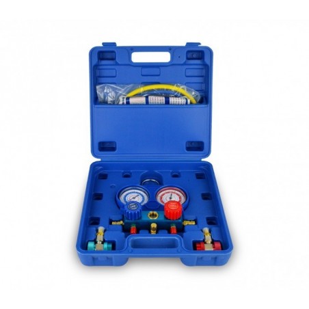 G02670 Set manomètres à 2 voies pour diagnostiquer climatiseurs et voitures