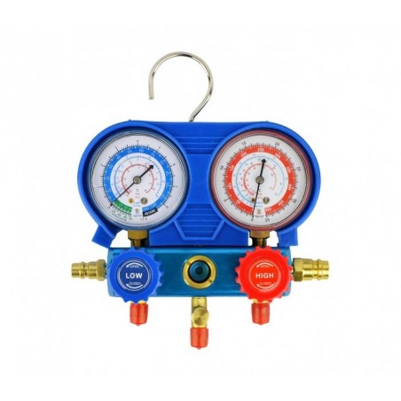 G02670 Set manomètres à 2 voies pour diagnostiquer climatiseurs et voitures