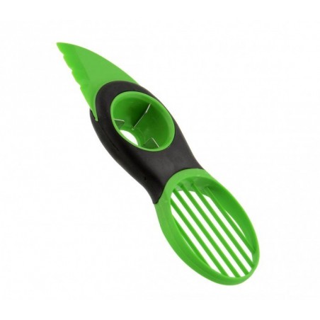 035215 Coupe avocat 3 en 1 avec lame à dénoyauter et trancheuse