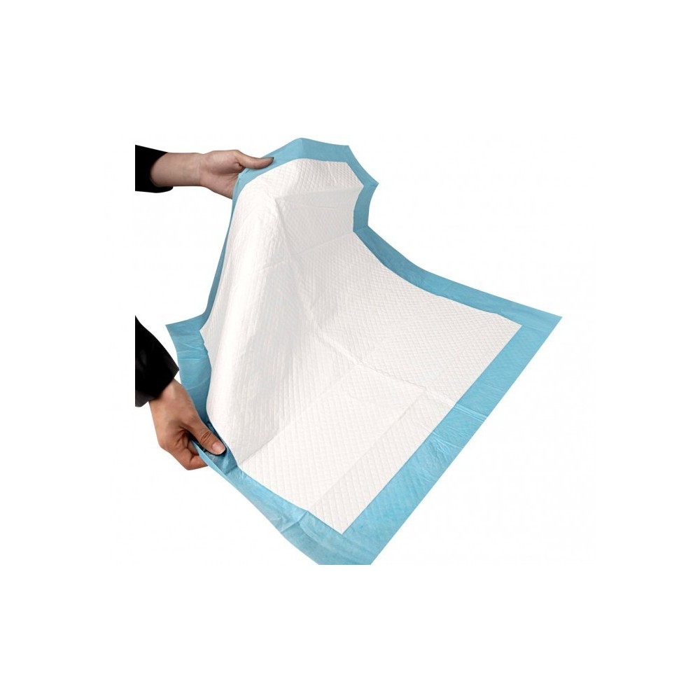 629313 Pack 12 tapis absorbants pour chiens et chats 60x60 cm capte les odeurs