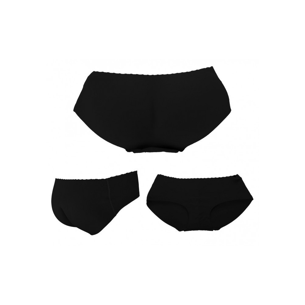 22025 Culotte rembourrée en microfibres effet push-up sans couture