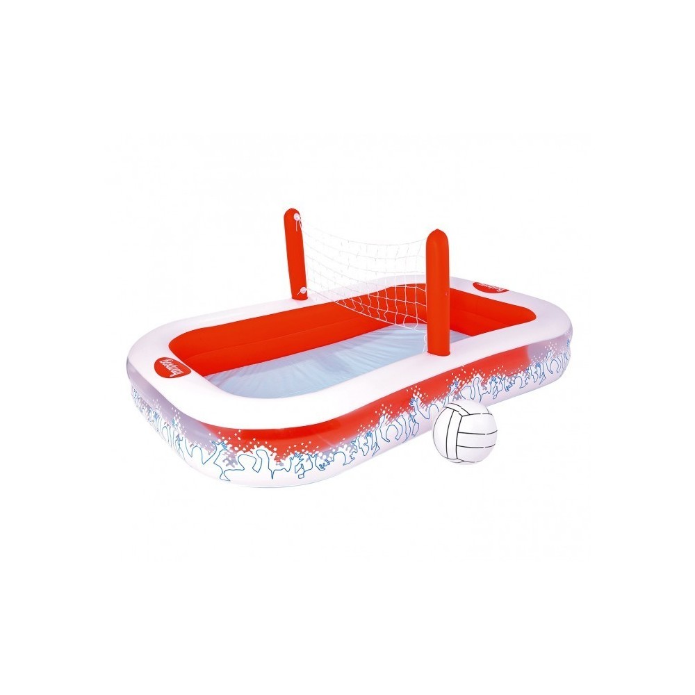 54125 Piscine gonflable Volleyball pour enfants avec filet Bestway 253x168x97 cm
