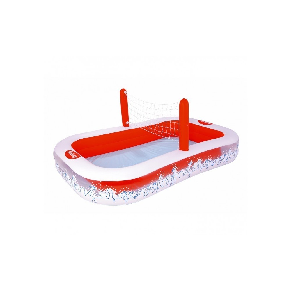 54125 Piscine gonflable Volleyball pour enfants avec filet Bestway 253x168x97 cm