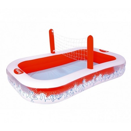 54125 Piscine gonflable Volleyball pour enfants avec filet Bestway 253x168x97 cm