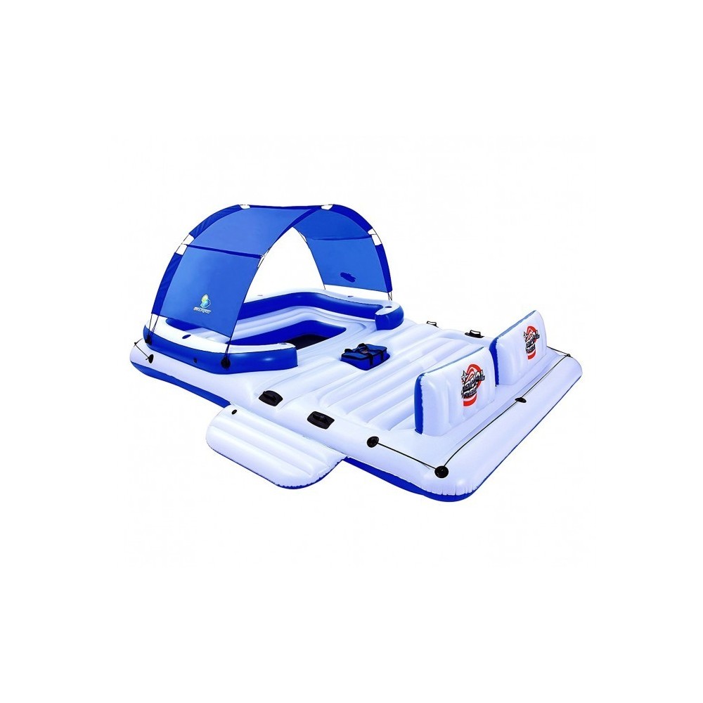 43105 Ile flottante gonflable Coolerz Tropical Breeze Bestway 389x274 cm