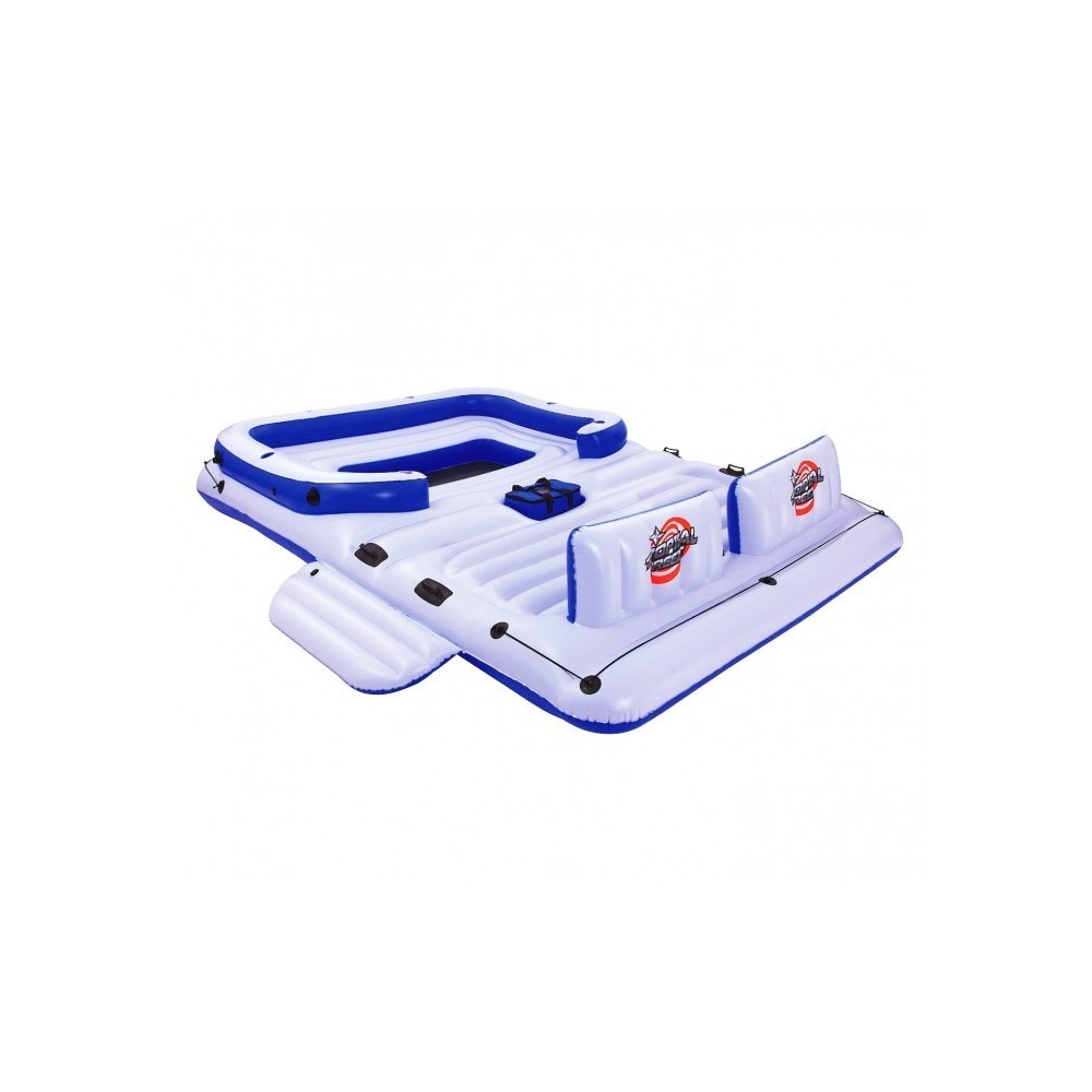 43105 Ile flottante gonflable Coolerz Tropical Breeze Bestway 389x274 cm