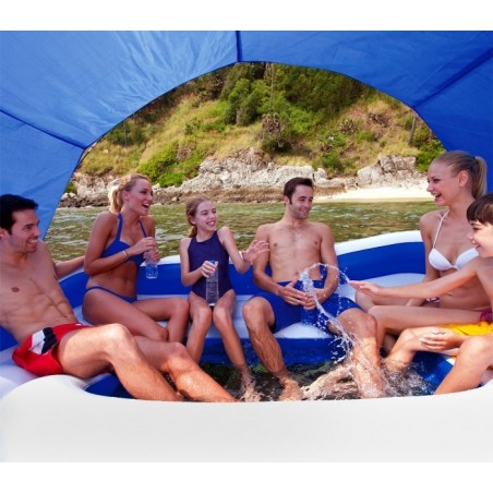 43105 Ile flottante gonflable Coolerz Tropical Breeze Bestway 389x274 cm