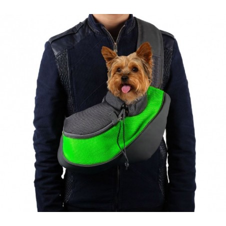 390205 Sac de transport bandoulière idéal pour les chiots et les petits chiens 390205 Sac de transport bandoulière idéal pour les chiots et les petits chiens