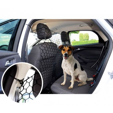 990013 Filet pare-chien en maille élastique pour transport auto des chiens  990013 Filet pare-chien en maille élastique pour transport auto des chiens
