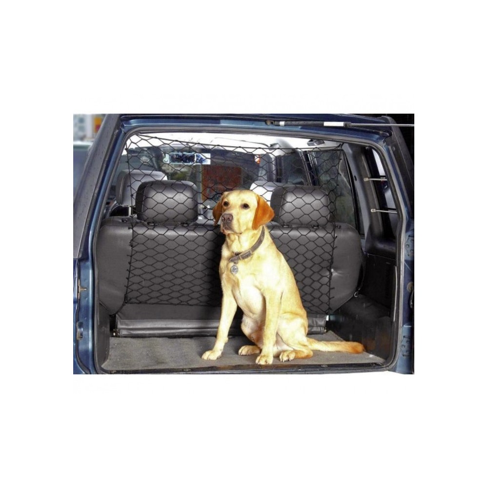 990013 Filet pare-chien en maille élastique pour transport auto des chiens