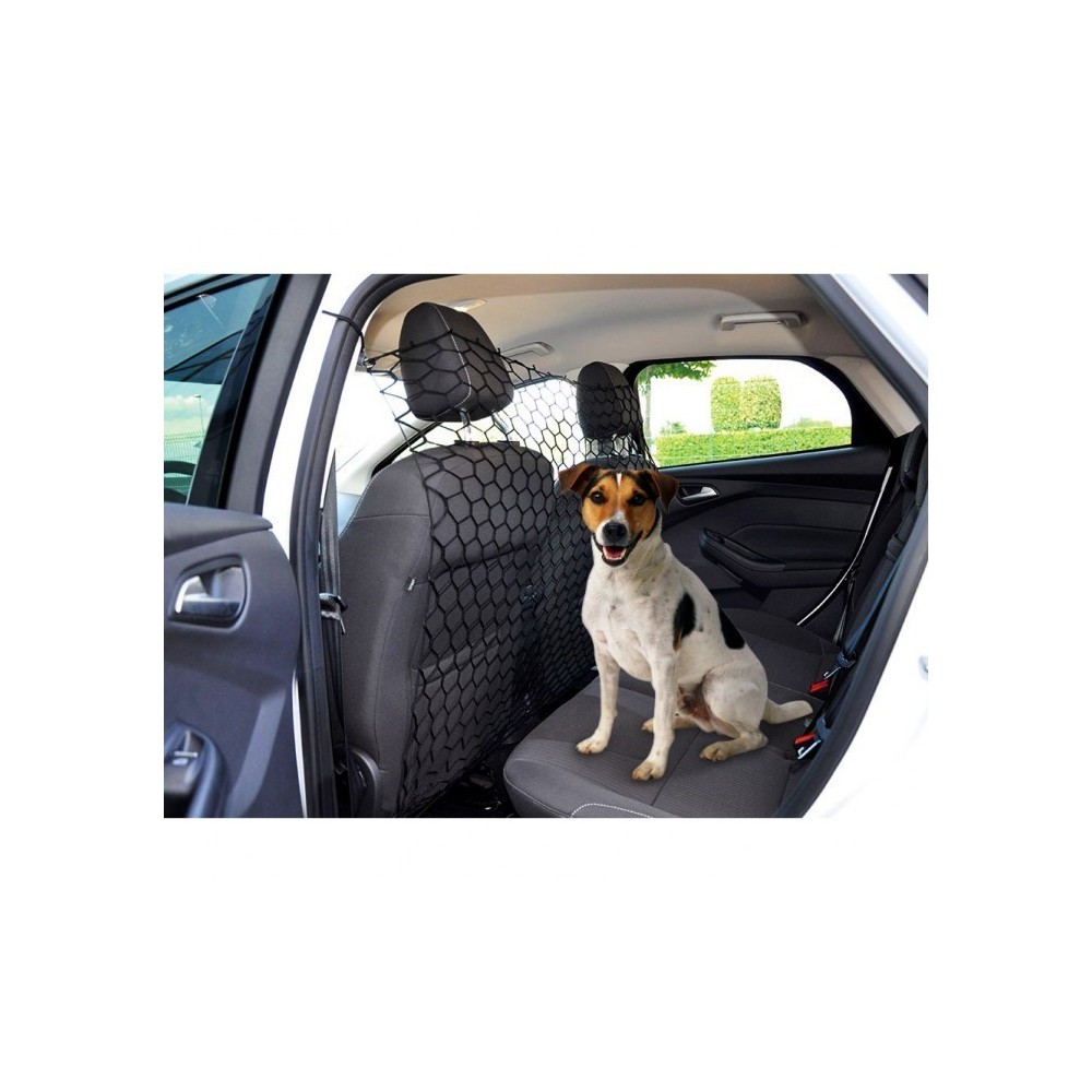 990013 Filet pare-chien en maille élastique pour transport auto des chiens