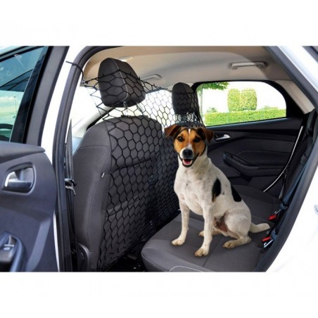 990013 Filet pare-chien en maille élastique pour transport auto des chiens  990013 Filet pare-chien en maille élastique pour transport auto des chiens