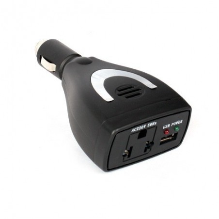 Inverseur 75 watts motocyclette usb 220v