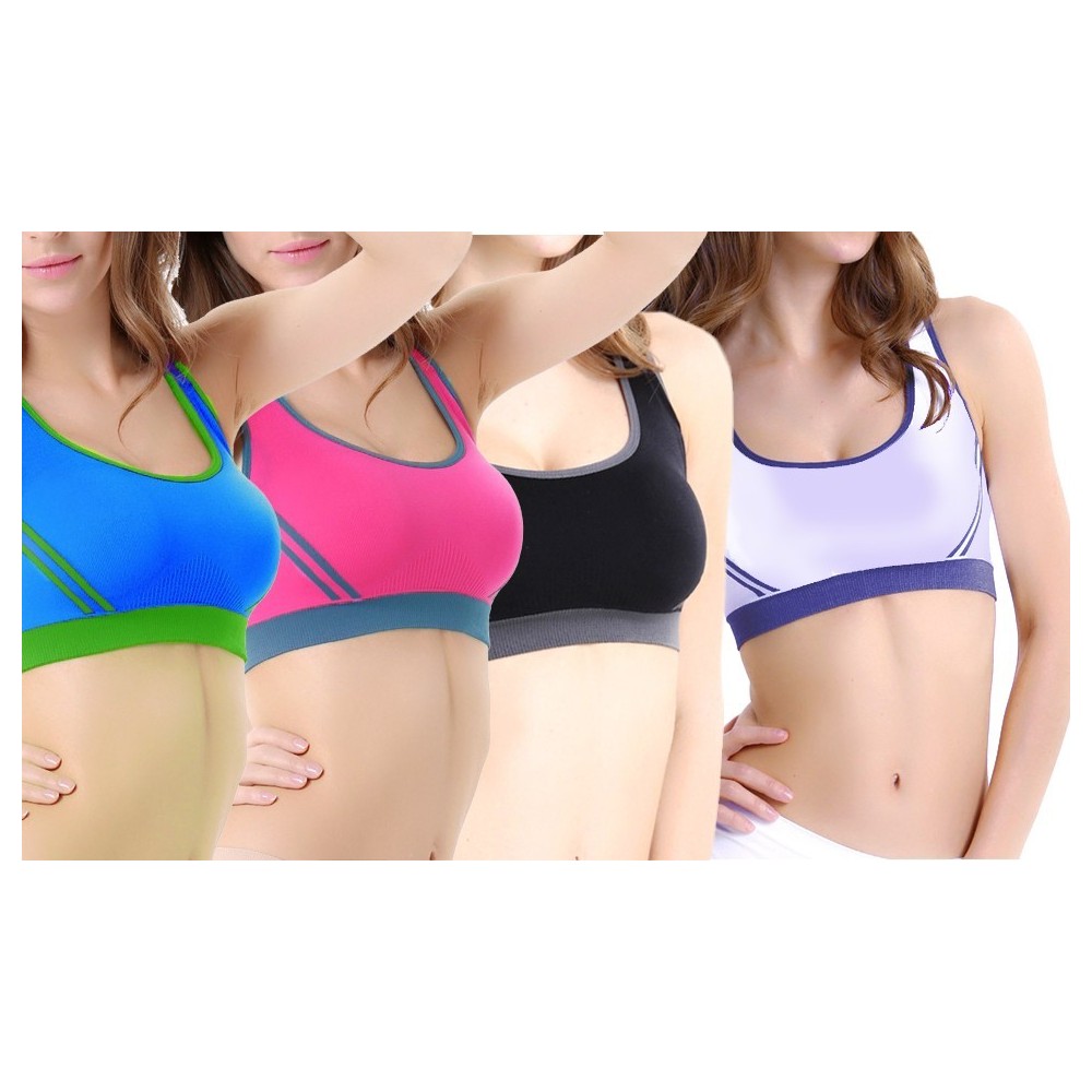 Ensemble de 3 soutiens gorge de sport - Brassière mod. AMELIE -