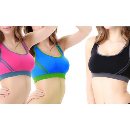 Ensemble de 3 soutiens gorge de sport - Brassière mod. AMELIE -  Ensemble de 3 soutiens gorge de sport - Brassière mod. AMELIE -