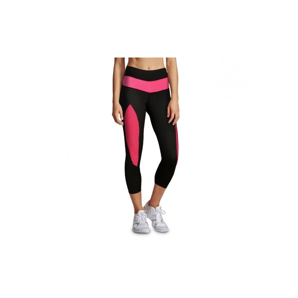 Leggings de sport KZ-178 femmes tissu technique gym et running longueur mollets