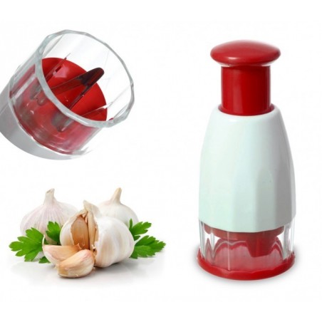 704640 Hachoir à ail manuel avec des lames en acier inox