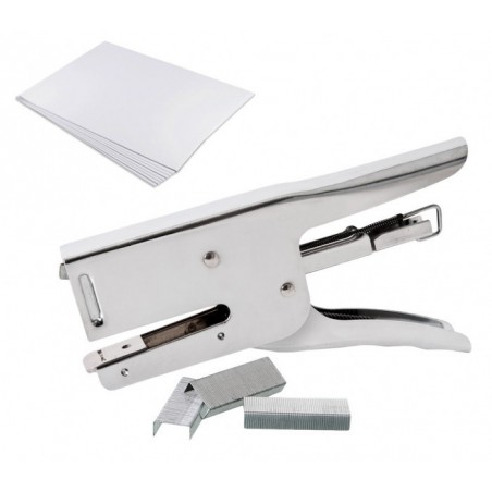 748796 Agrafeuse ou pince agrafeuse à agrafes fermées Agrafes 24/6 incluses