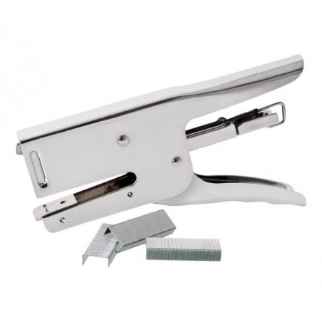 748796 Agrafeuse ou pince agrafeuse à agrafes fermées Agrafes 24/6 incluses