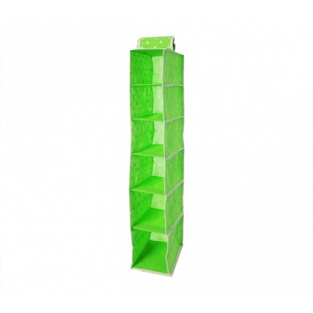 782608 Organisateur de vêtements à suspendre 6 tablettes 15 x 28 x 90 cm