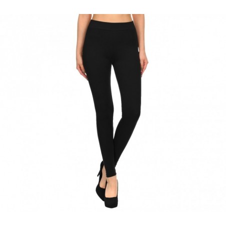 BM03 Leggings en coton extensibles pour femmes couleurs tendances gris noir bleu