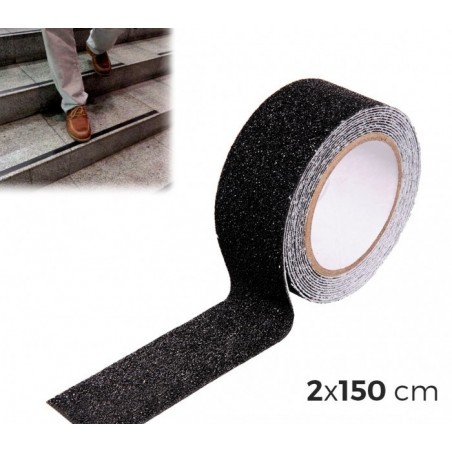 749345 Bande anti-dérapante pour les escaliers en intérieur et extérieur 2x150cm