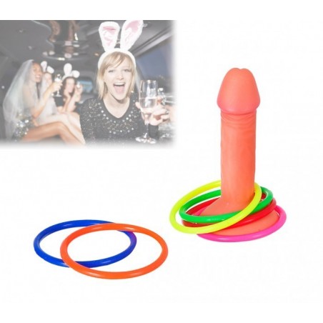 748973 Jeu lancer d’anneau sur cible phallique enterrement de vie de jeune fille