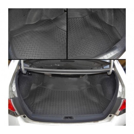 36481 Tapis de coffre de voiture universel en caoutchouc 140x108 cm découpable