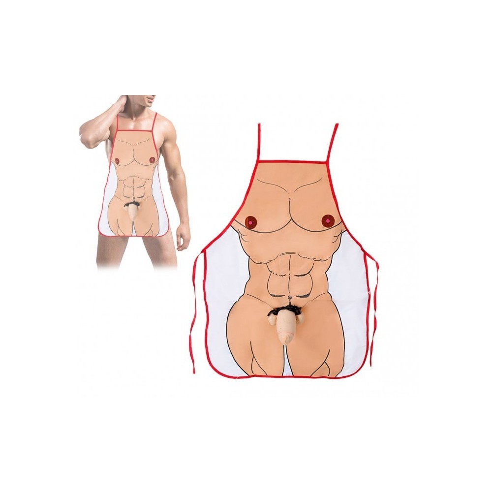 748985 Idée de cadeau tablier homme sexy avec pénis en peluche