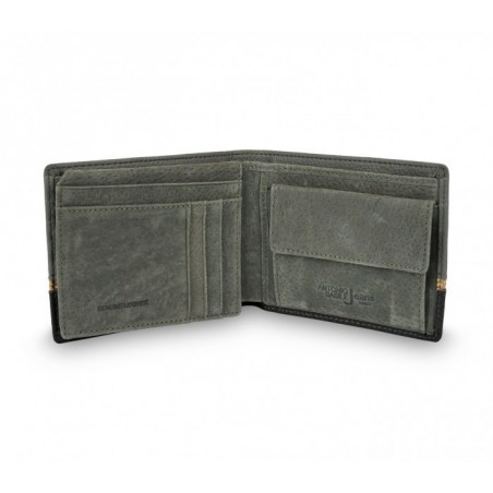Portefeuille pour hommes 8806 PSB30 en cuir ANTONIO BASILE avec portemonnaie