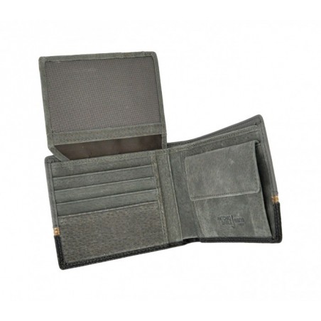 Portefeuille pour hommes 8806 PSB30 en cuir ANTONIO BASILE avec portemonnaie