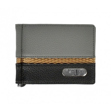 Porte-cartes hommes 8858 PSB30 en cuir ANTONIO BASILE pince à billet centrale