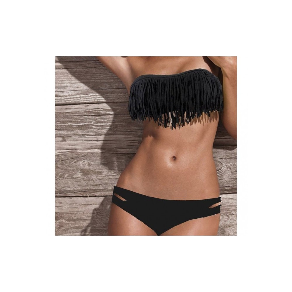 Maillot de bain a frange best sale