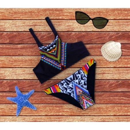 Maillot de bain bikini avec top mod. Savannah par MWS AHEAD fantaisie ethnique