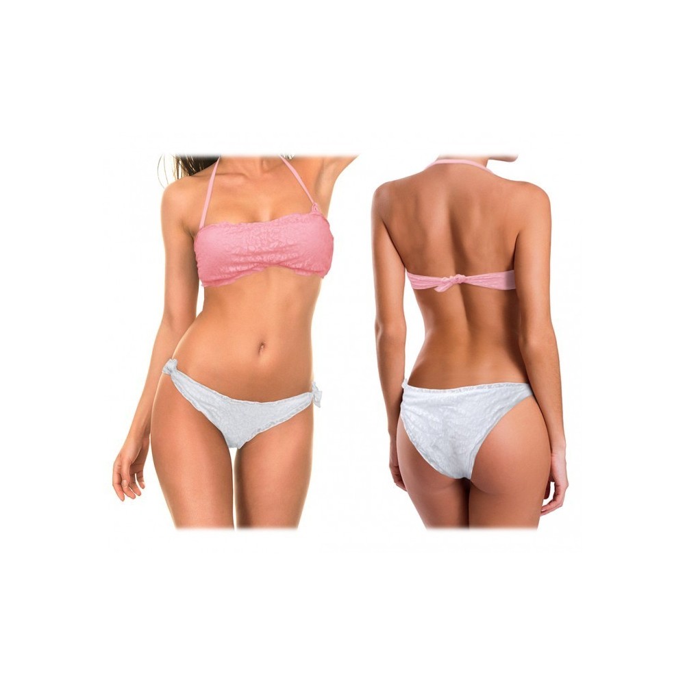 Bikini apparié avec broderie de dentelle pour les femmes : KL616 NASH 