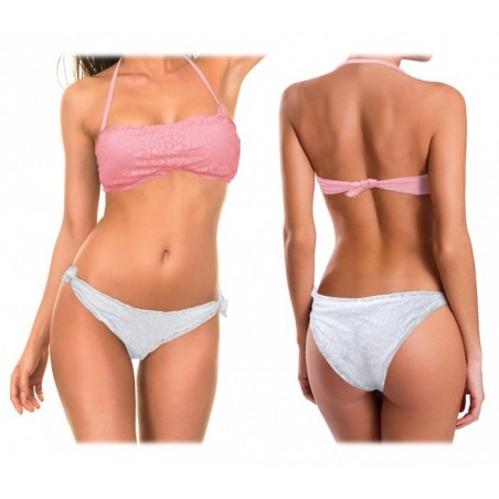 Bikini apparié avec broderie de dentelle pour les femmes : KL616 NASH 