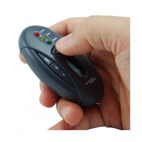 Alcootest de poche multimètre numérique portable trousseau noir