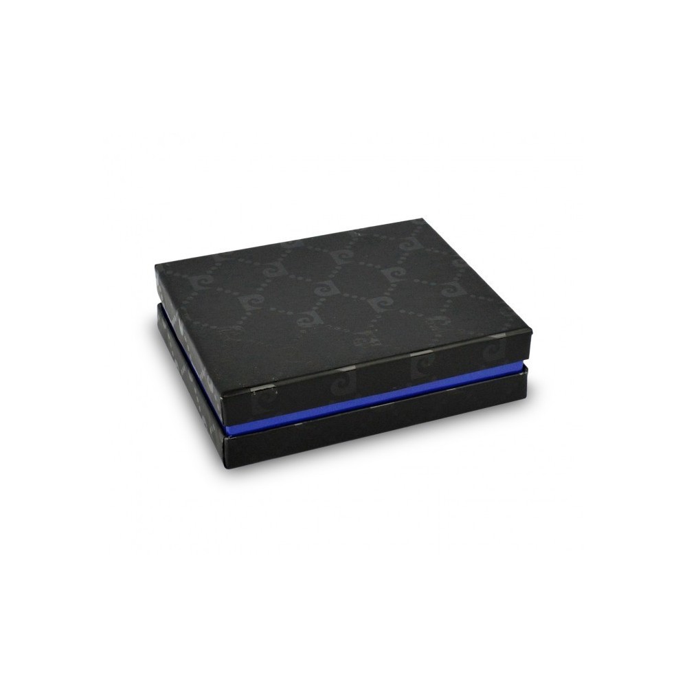 Porte-cartes de crédit PIERRE CARDIN vrai cuir 8858 TILAK07 avec pince à billet