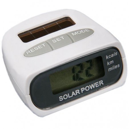 Podomètre numérique - énergie solaire sans fil - information de calories