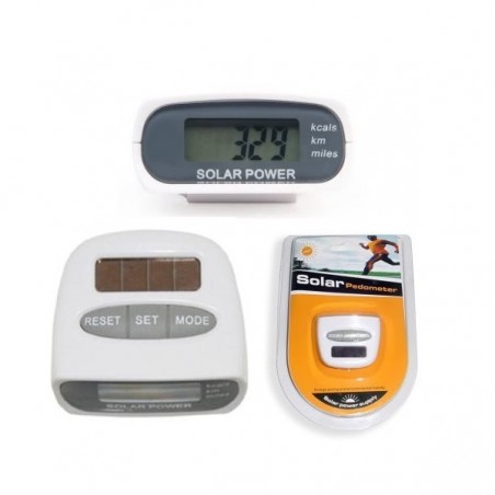 Podomètre numérique - énergie solaire sans fil - information de calories