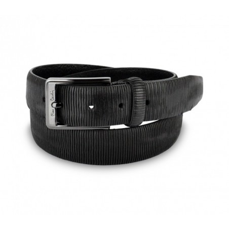 Ceinture homme 8013 en vrai cuir PIERRE CARDIN marron et noire boucle avec logo  Ceinture homme 8013 en vrai cuir PIERRE CARDIN marron et noire boucle avec logo