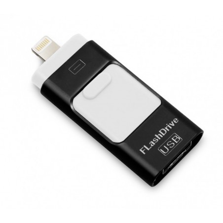 Clef USB 3 en 1 connecteurs ligntning micro usb 16Go flash drive storage Clef USB 3 en 1 connecteurs ligntning micro usb 16Go flash drive storage