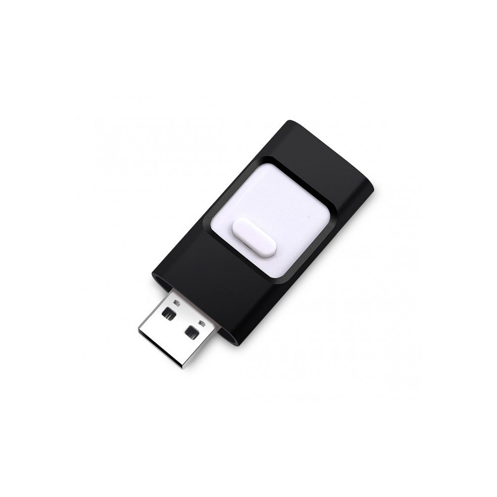 Clef USB 3 en 1 connecteurs ligntning micro usb 64Go flash drive storage