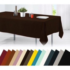 Nappe pour table en coton 150x200 en différentes couleurs 