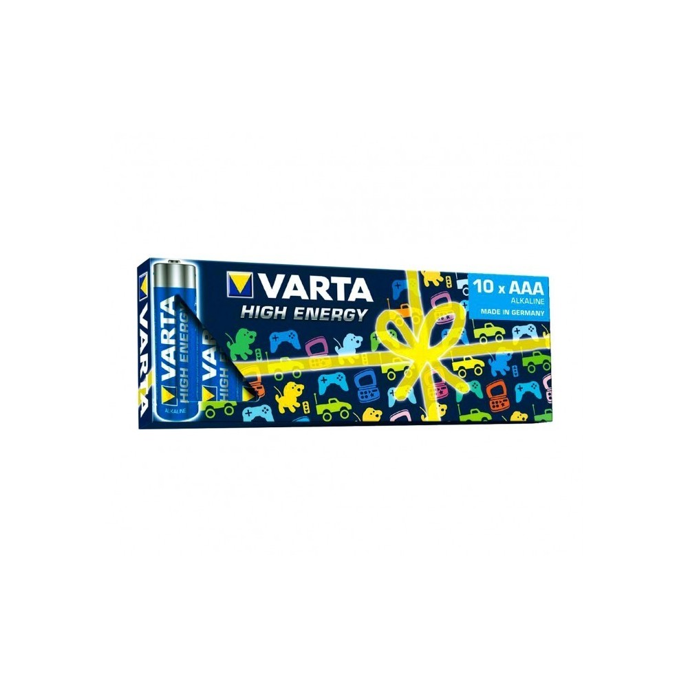 Pack de 10 mini piles AAA Varta 774128 alcalines LR03 1.5V