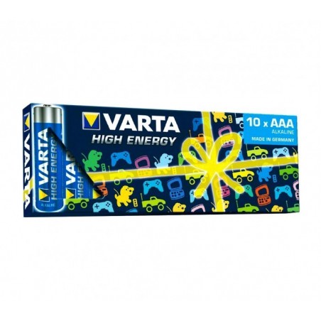 Pack de 10 mini piles AAA Varta 774128 alcalines LR03 1.5V Pack de 10 mini piles AAA Varta 774128 alcalines LR03 1.5V