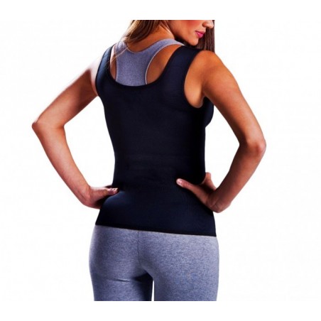 Débardeur fitness pour femme 302333 effet amincissant et push-up du S au XXL Débardeur fitness pour femme 302333 effet amincissant et push-up du S au XXL
