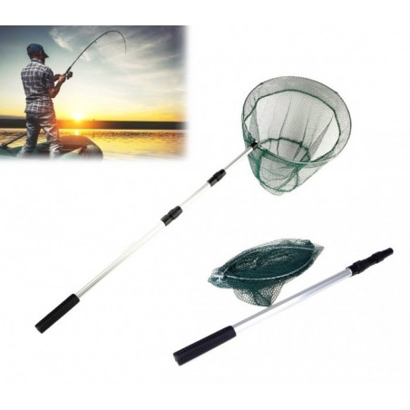 Euisette de pêche télescopique 8094476 manche réglable en aluminium 235 cm