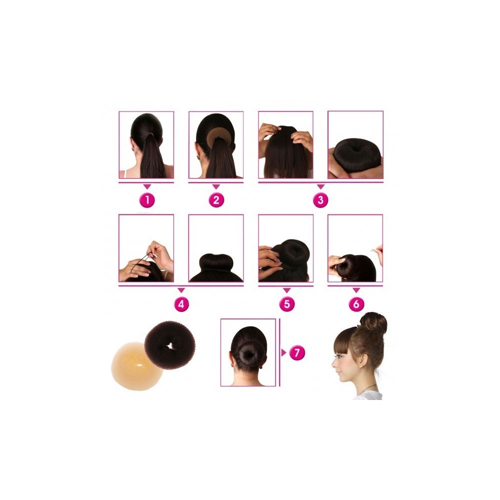 Élastiques d'arrêt de coiffure en nylon -...