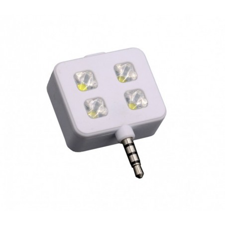 221791 Mini Flash à 4 LED pour selfies compatibles avec Samsung et Apple